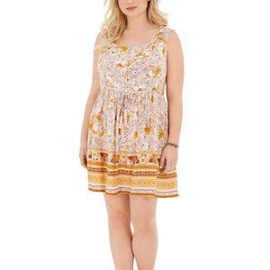 Band of Gypsies Mixed Print Dress
